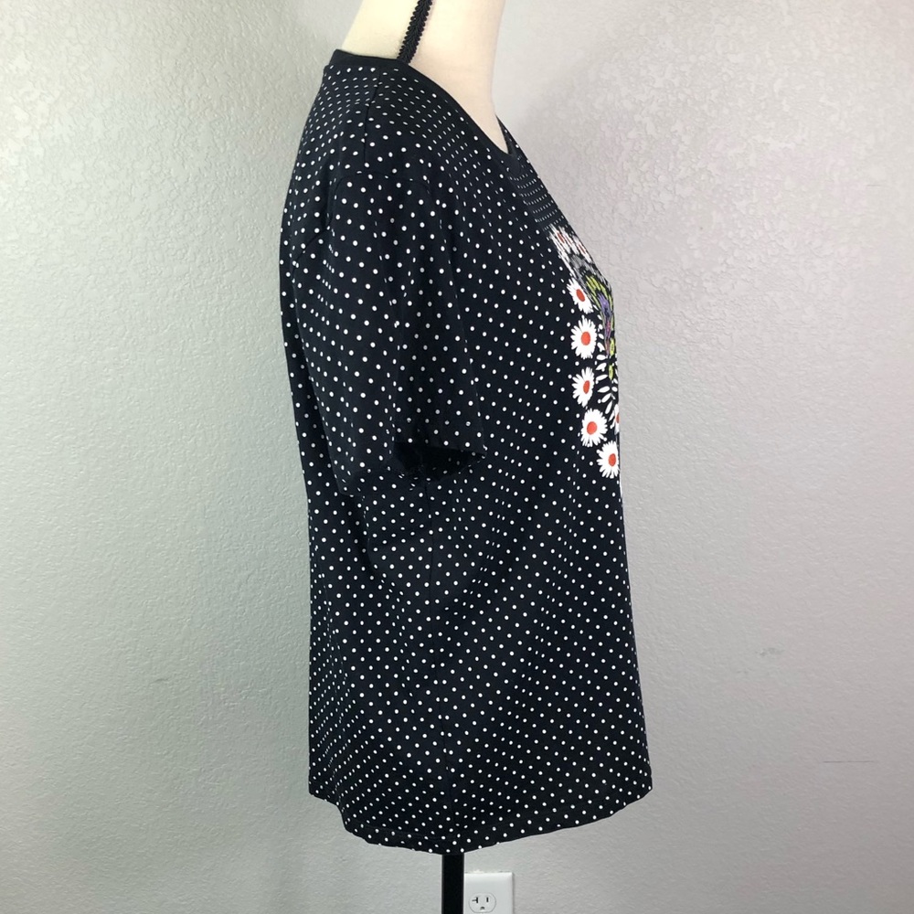 Desigual Polka Dot Floral Tee - Picture 6 of 11